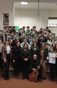alunni e docenti presenti in anfiteatro in occasione della Giornata della memoria - 27 gennaio 2023
