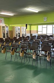 panoramica dell'aula magna