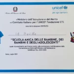 Attestato manifestazione Unicef 20 nov 2024